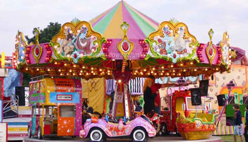 Funfair roundabout hire.